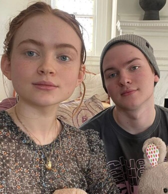 Mitchell Sink with his sister Sadie Sink